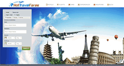 Desktop Screenshot of hottravelfares.com